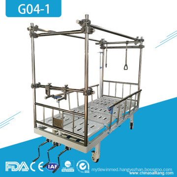 G04-1 Hospital Furniture Orthopedic Therapy Traction Bed With Lumbar